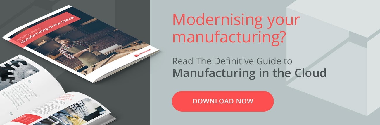Seeking productivity gains? Read The Definitive Guide to  Manufacturing in the Cloud. Download now