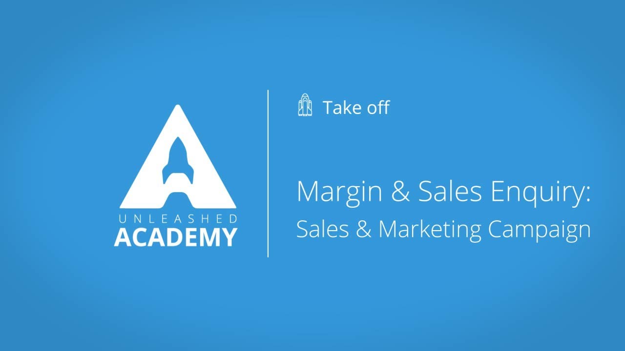 Margin & Sales Enquiry - Sales & Marketing campaign YouTube thumbnail image