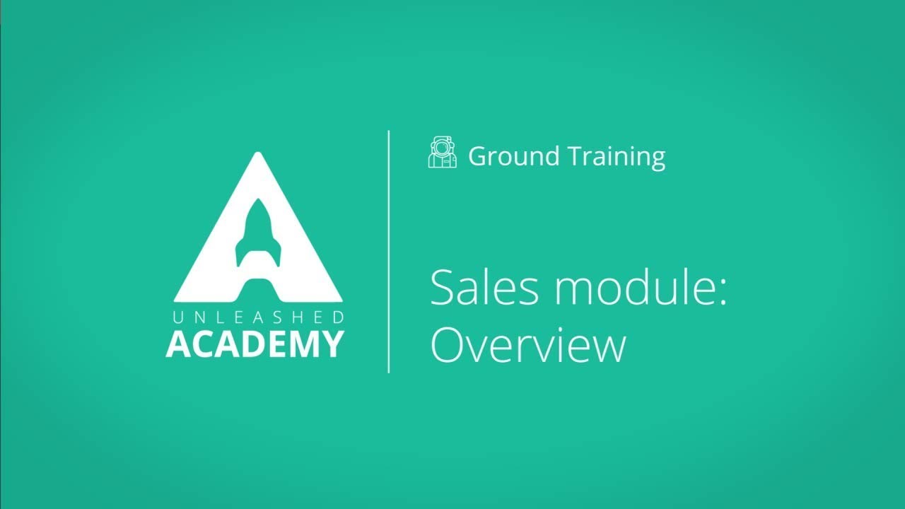 Sales module: Overview YouTube thumbnail image