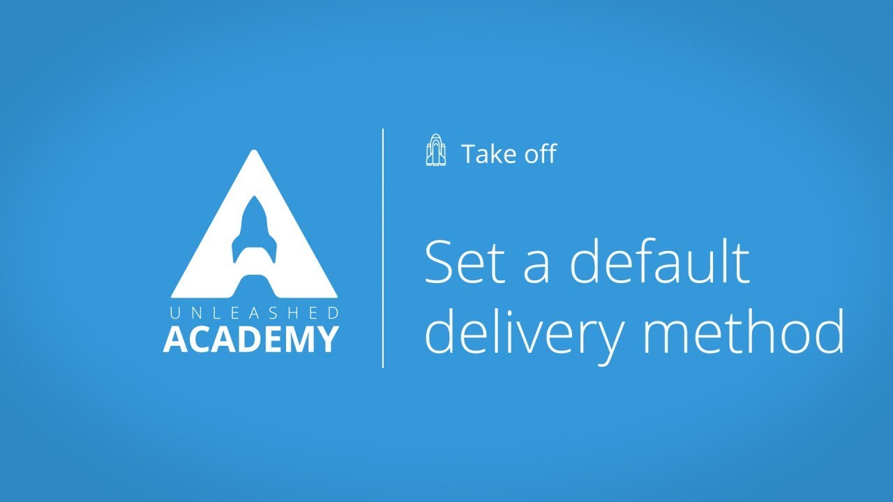 Set a default delivery method YouTube thumbnail image