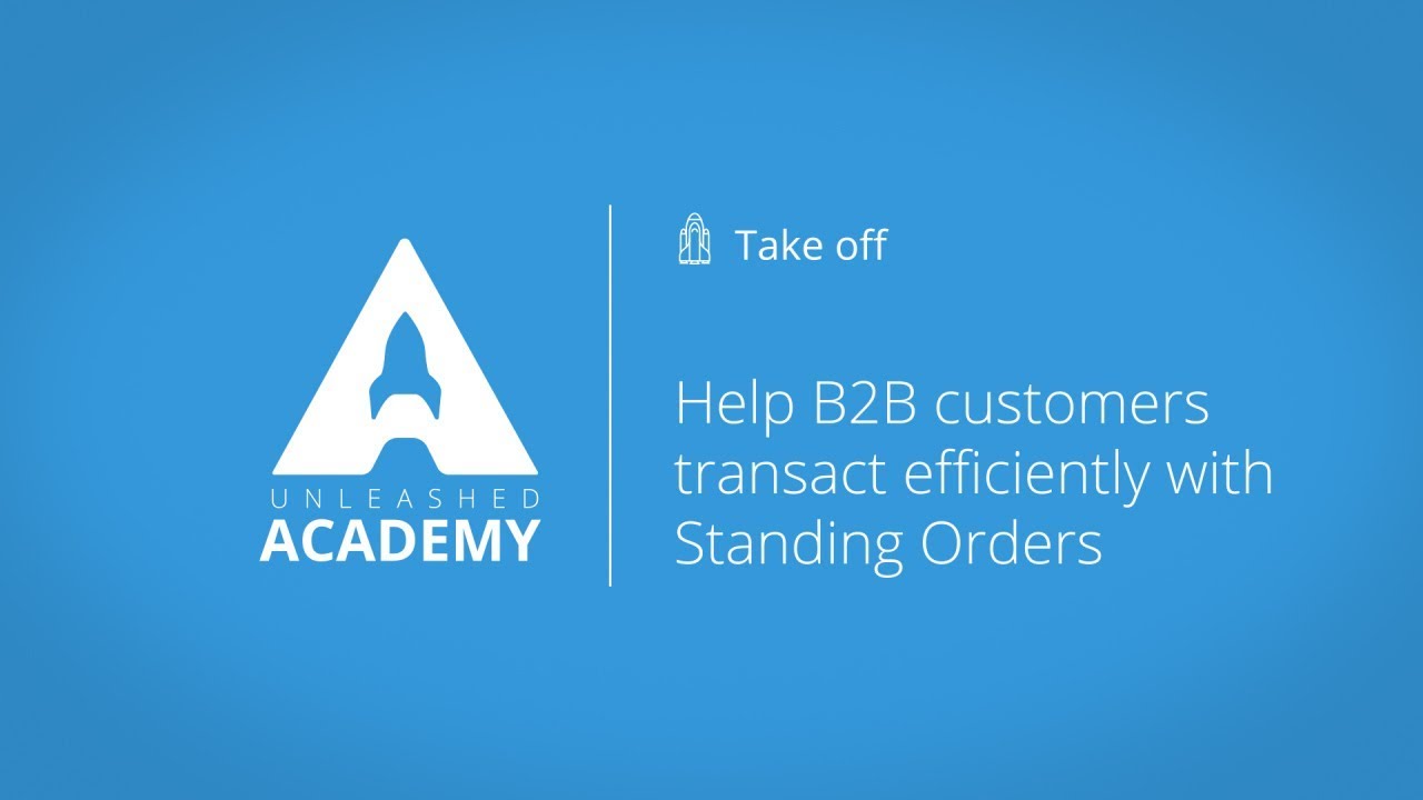 Help B2B customers transact efficiently with Standing Orders YouTube thumbnail image