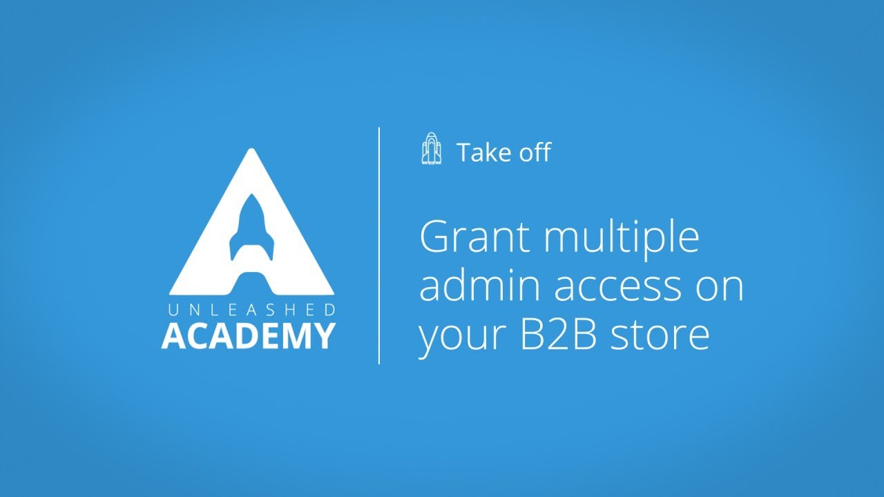 Grant multiple admin access on your B2B store YouTube thumbnail image