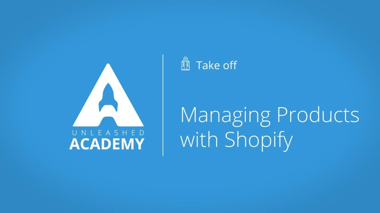 Managing Products with Shopify YouTube thumbnail image
