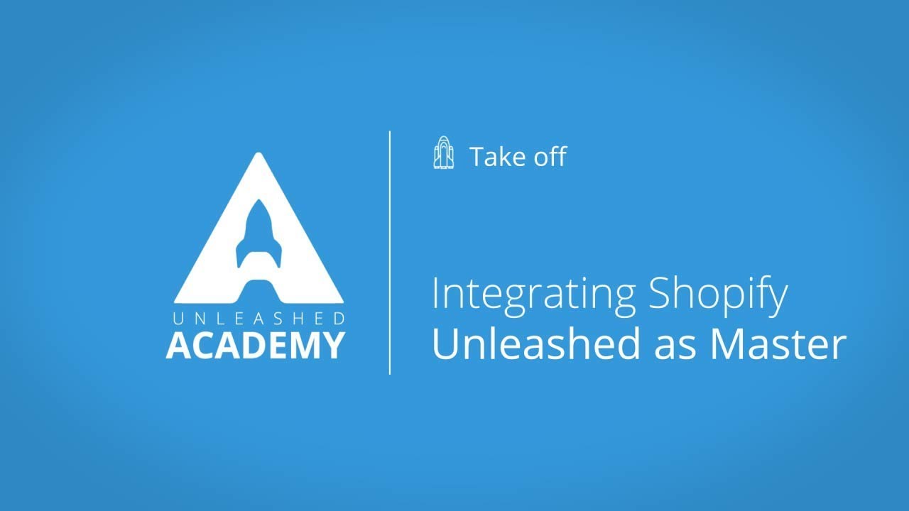 Integrating Shopify - Unleashed as Master YouTube thumbnail image