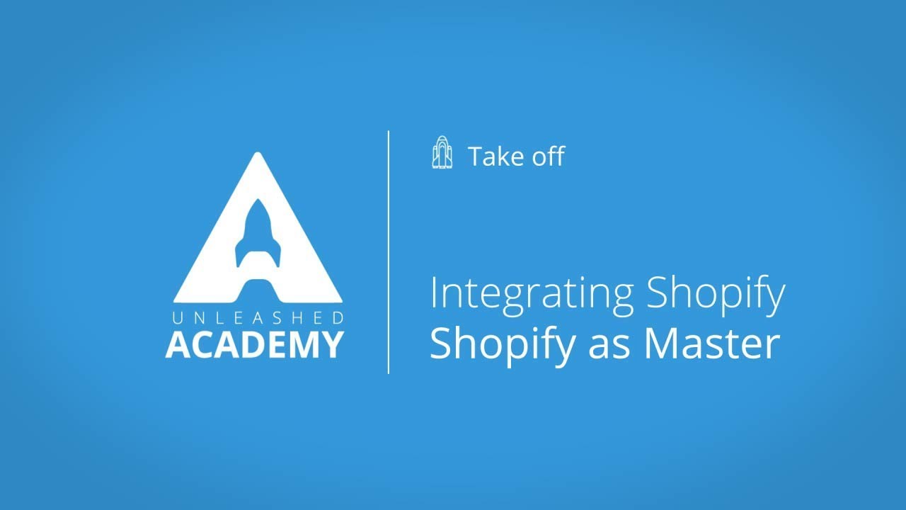 Integrating Shopify - Shopify as Master YouTube thumbnail image
